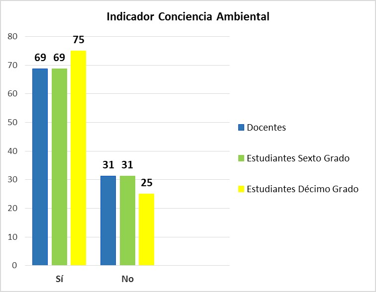 Figura 1. Porcentajes de la Dimensión Principios de Responsabilidad Socioambiental