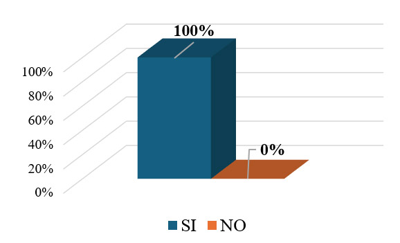 Figura 5. Representación porcentual respecto a la disponibilidad de un sistema de integración de inventario
