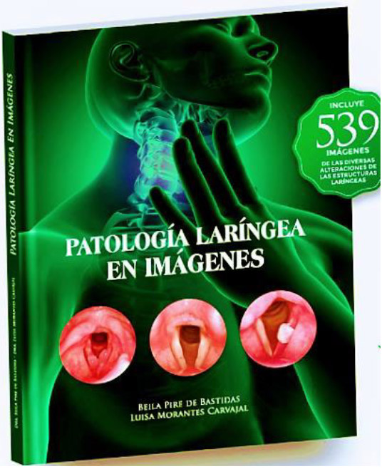 Figura 1. Portada del libro: Patología Laríngea en Imágenes