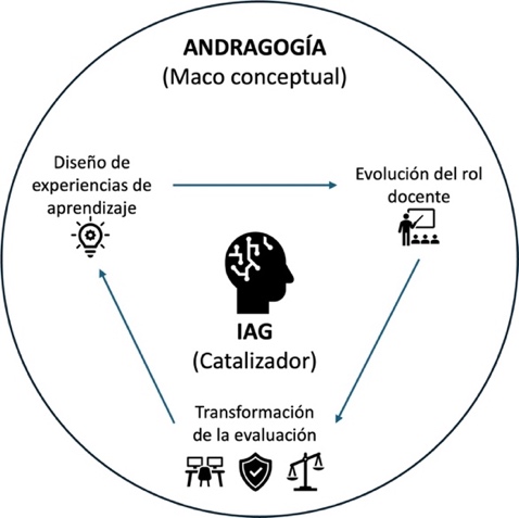 Figura 1. Modelo de transformación docente