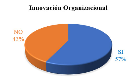 Figura 3. Innovación Organizacional