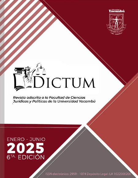 Revista Dictum Vol. 4 N° 1 Enero-Junio 2025
